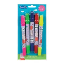 Cass film Markery ze stempelkami �winka Peppa 5 szt.