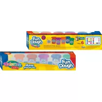 Patio Masa plastyczna Colorino Kids 6 szt.