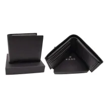 DaVinci HIENO Portfel sk�rzany Czarny