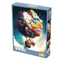 Puzzle 500 lataj�cy domek Askato