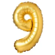 Arpex Balon foliowy matowy z�oty 9 69cm