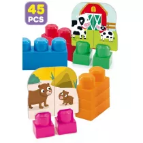 Carotina Baby Klocki w plecaczku 45 sztuk