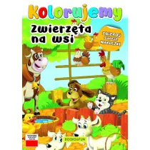 Zwierzeta na wsi. Kolorujemy