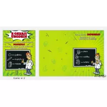 Stamp Karnet Comic B6 + koperta wz�r nr 02 Urodziny
