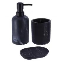 Komplet azienkowy Everist Black Marble