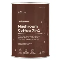 Aura Herbals Mycodrop, kawa z grzybami, mushroom coffee 7 in 1 suplement diety 250 g