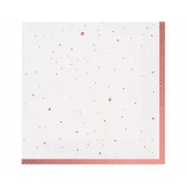 Godan Serwetki Celebrate r�owo-z�ote 33x33cm