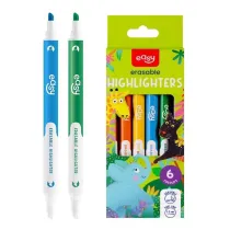 Easy Stationery Zakre�lacze zmazywalne 6 kolor�w EASY