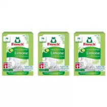 Frosch Tabletki do zmywarek Classic limonkowe zestaw 3 x 70 szt.