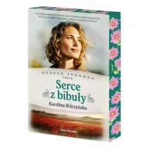 Stacja Jagodno. Serce z bibuy (barwione brzegi)