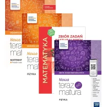 Pakiet Matura 2026: Nowa Teraz matura. Vademecum: Matematyka oraz Fizyka, Matematyka. Zbi�r zada� maturalnych. Lata 2002-2025. Poziom rozszerzony, Nowa Teraz matura. Fizyka. Zbi�r zada� maturalnych
