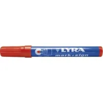 Marker permanentny MARK+SIGN fine 1-4mm czerwony
