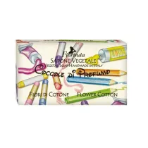 Florinda Naturalne mydo rolinne w kostce dla dzieci Kwiat Baweny 100 g