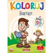 Harcerze. Koloruj