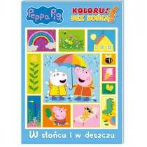 Peppa Pig Koloruj bez ko�ca 3. W s�o�cu i w deszczu