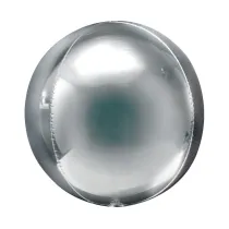 Amscan Balon foliowy kula srebrna 53x53cm