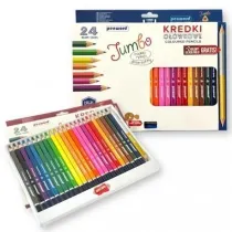 Penword Kredki o��wkowe tr�jk�tne jumbo temper�wka 26 kol.