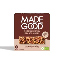Madegood Batoniki granola crunchy z czekolad 6 x 24 g Bio