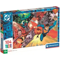 Puzzle 104 el. SuperColor. Superman Clementoni