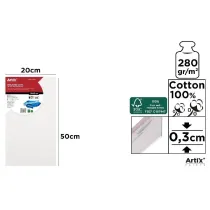Artix Tablica malarska 20x50x0,3cm 280G/m2