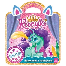 Kucyki. Malowanka z naklejkami. wiat mody