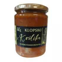 Krliki Amciu Klopsiki z krlika w sosie pomidorowym 500 g