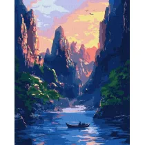 Ideyka Malowanie po numerach - Wielkie g�ry 40x50cm