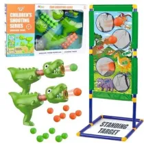 Zestaw strzelecki rzut do celu dinozaur Leantoys
