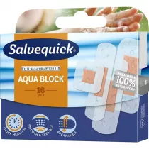 Salvequick Wodoodporne plastry opatrunkowe Aqua Block 16 szt.
