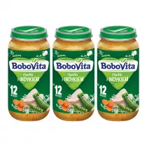 BoboVita Obiadek Risotto z indykiem 1-3 lata Zestaw 3 x 250 g