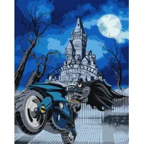 Ideyka Malowanie po numerach 40x50 - Batman Batcycle