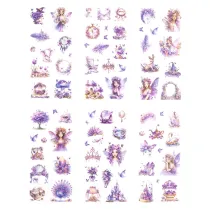 dpCraft Naklejki Pet Wr�ki Amethyst  6 arkuszy