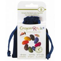 Kredki Crayon Rocks w aksamitnym woreczku 8 kolorów