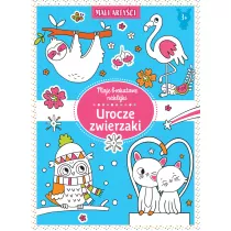 Moje brokatowe naklejki. Urocze zwierzaki