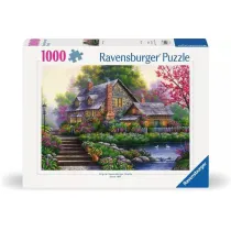 Puzzle 1000 el. Romantyczny domek na wsi Ravensburger