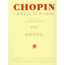 Chopin Complete Works XVII Pie�ni PWM