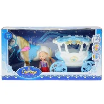 Karoca z koniem i lalk� 7cm Adar