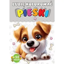 Kolorowanka Pieski + 50 naklejek