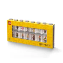 Gablotka na 16 minifigurek LEGO Szara