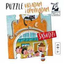 Puzzle 24 el. Ukadam i opowiadam. Ssiedzi Edgard
