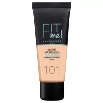 Maybelline Fit Me Matte & Poreless Foundation matujcy podkad do twarzy 101 True Ivory 30 ml