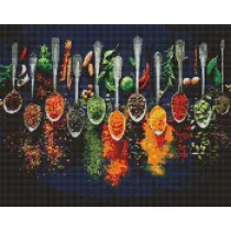 Ideyka Diamentowa mozaika - Przyprawy �wiata 40x50cm