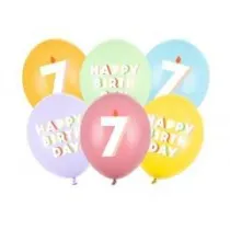 Balony 7 mix 30cm 50szt