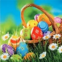 Paw Serwetki Lunch Tete a Tete Easter Picnic 33x33 20szt./op.