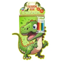 Kolorowanka w ksztacie zwierzt. Dinozaur