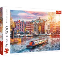 Puzzle 500 el. Amsterdam Holandia Trefl