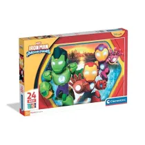 Puzzle 24 el. Maxi SuperColor. Iron Man i Przyjaciele Clementoni