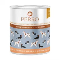 Perro Wieprzowina z selerem karma mokra dla psw dorosych 850 g