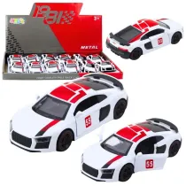 Samoch�d metalowy z nap�dem bia�y 1:43 LeanToys