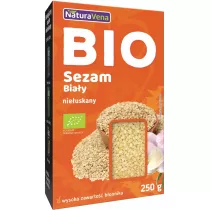 NaturaVena Sezam bia�y nie�uskany 250 g Bio